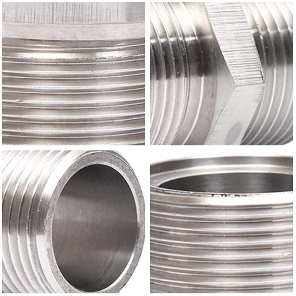 Doucheslang Verleng doucheconnector voor extra lange slang Roestvrijstalen doucheverlenger / universele 1/2 "BSP mannelijk naar mannelijk adapter