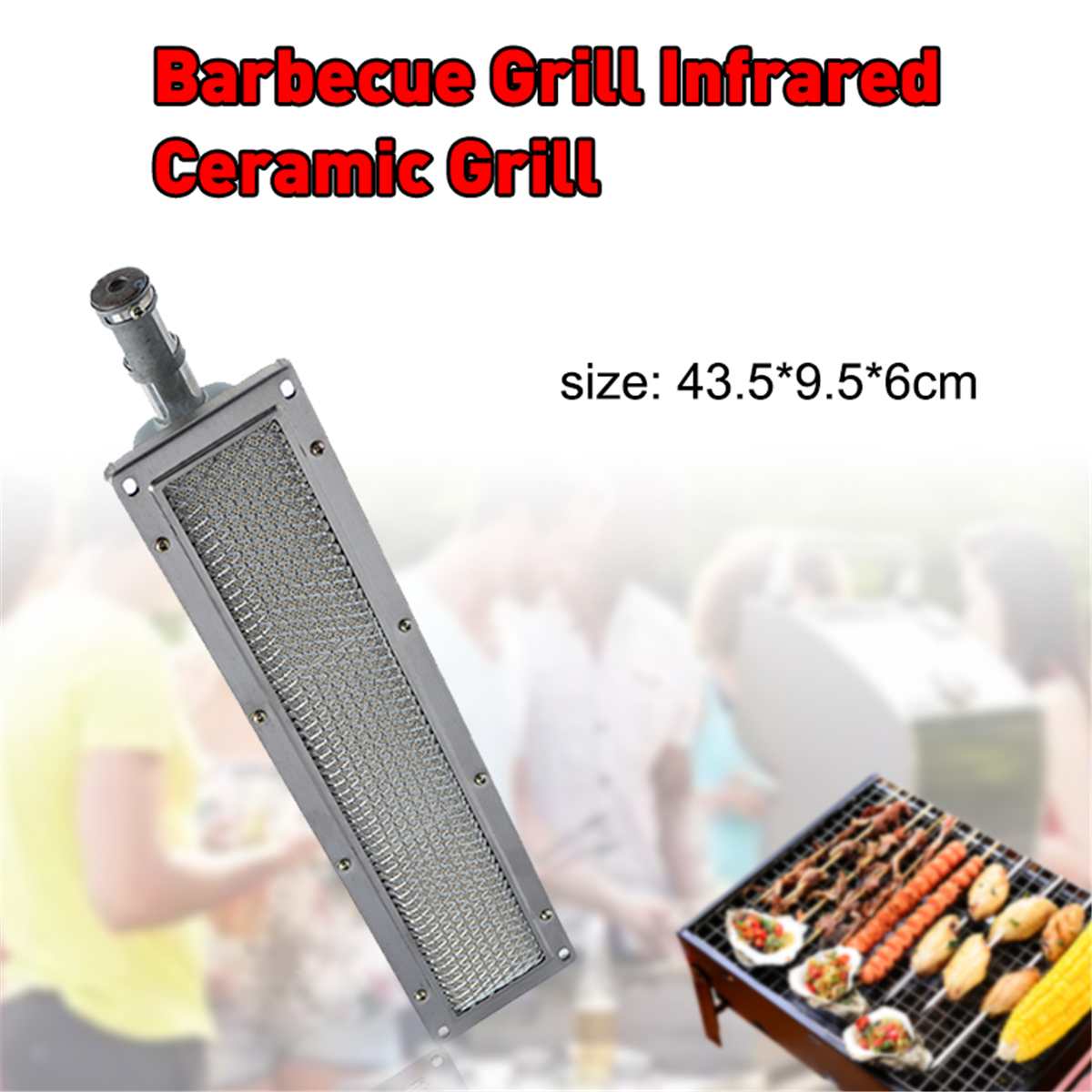 bbq barbecue BBQ infrared ceramic grill stainless steel ceramic gas ...