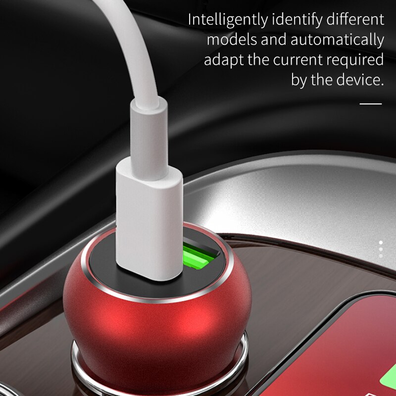 Caricabatteria da auto hoco 38W PD USB Quick Charge 3.0 per FCP AFC caricabatterie rapido per Samsung Xiaomi 10 Huawei p30 P40 Pro ricarica rapida per auto