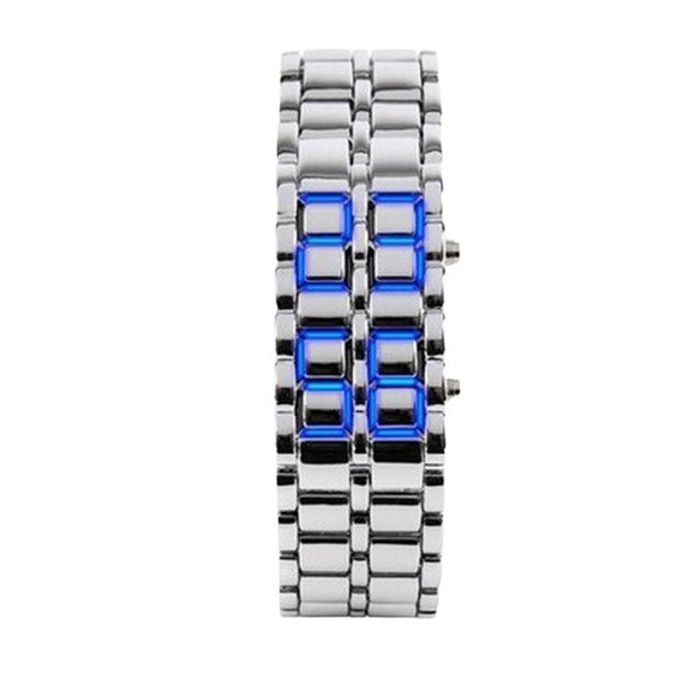 Led Lava Horloge Steel Man Horloges Verkoop Mode Digitale Polshorloges Voor Mannen Elektronisch Horloge Relogios Masculino: Multicolor