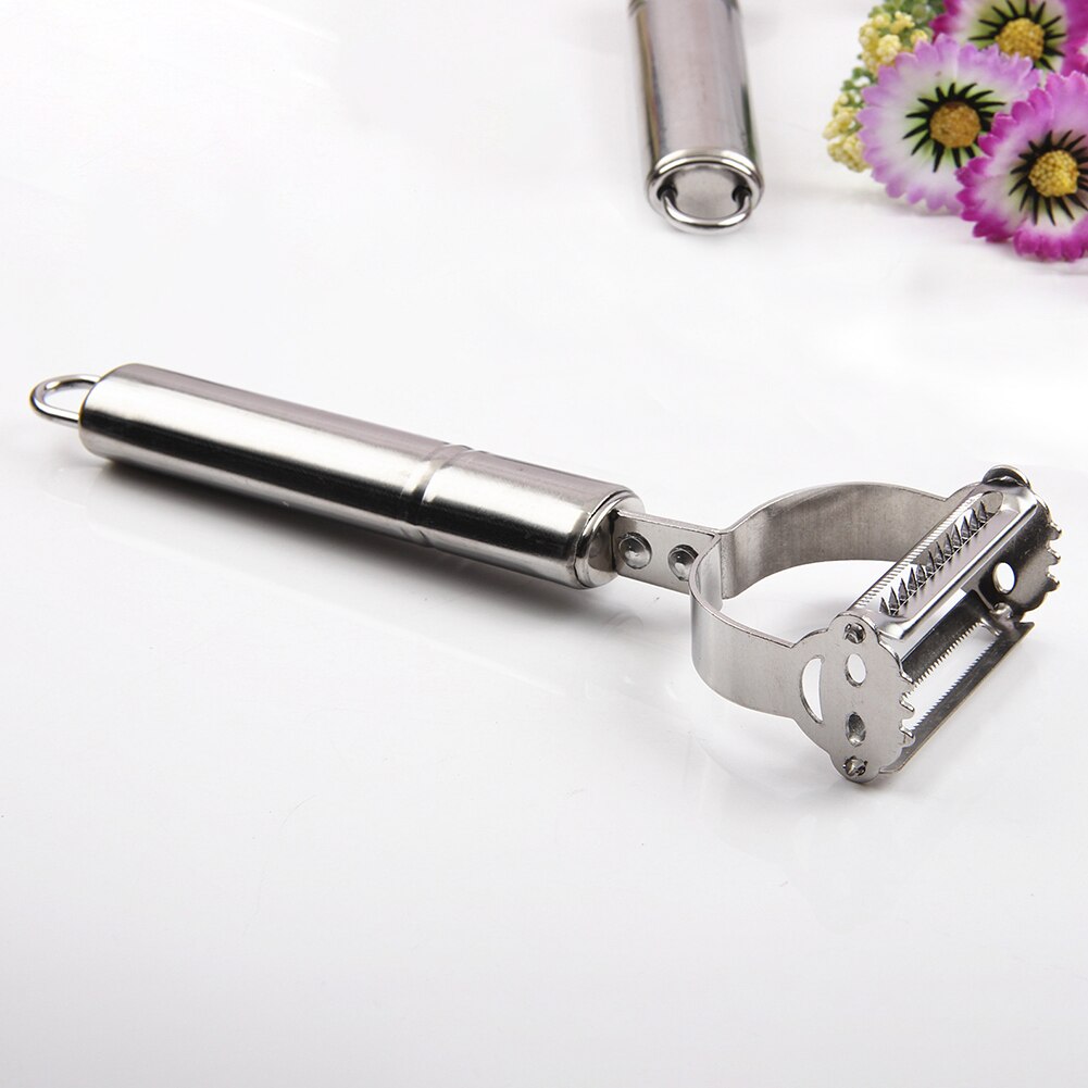 Stainless Steel Julienne Peeler Potato Cucumber Carrot Shredder Vegetable Fruit Peeler Grater Kitchen Multi-function Peeler