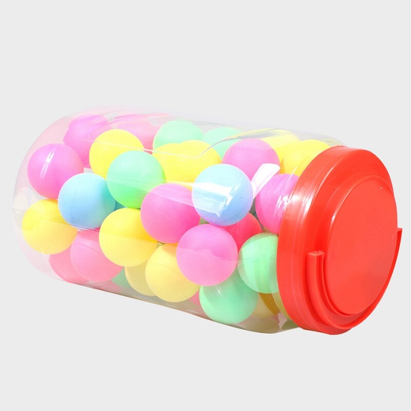 Balles de Ping-Pong de supérieure assorties sans mots balle de Tennis de Table en plastique en vrac coloré en plastique sans soudure balle de Ping-Pong
