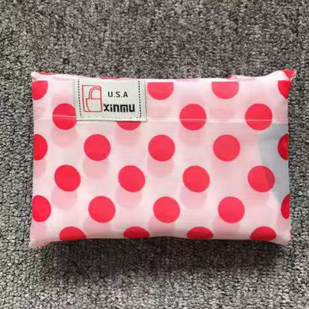 Vikbara praktiska shoppingkassar återanvändbar väska återvinningsförvaring handväskor tryck: 9