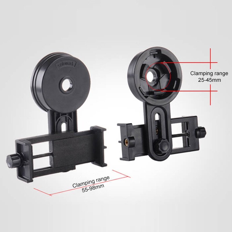 Monocular Telescope Stand Adapter Outdoor Telescope Clip Holder Mobile Smartphone Universal Stand Hold Your Cellphone Easily