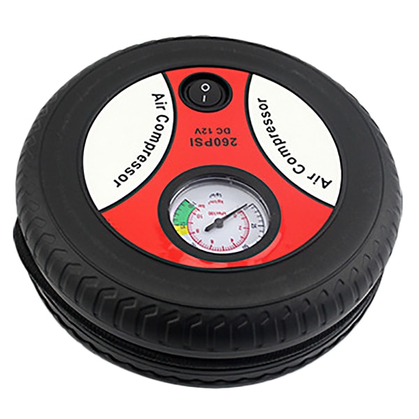 Rengaspaine auton ilmapumpun kompressori sähköinen kannettava auto 12v volttia 260 psi
