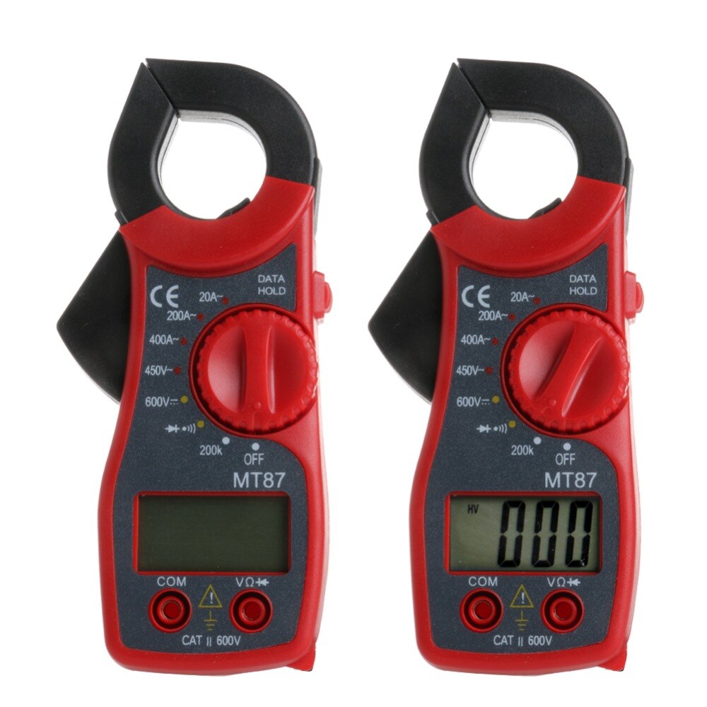 Digital Clamp Multimeter AC DC Voltmeter Ammeter LCD Ohmmeter Volt Tester Meter