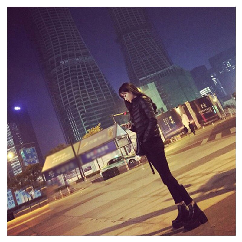 Vrouwelijke Down Jas Voorjaar Winter Vrouwen Europa en Amerika Dunne Korte Cultiveren Uitloper Katoen Gewatteerde Warme Jas Uitloper