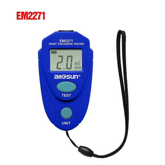 All sun all-sun  em2271 em2271a digital mini bil tykkelsesmåler bil lak tester tykkelse coating måler: Em2271