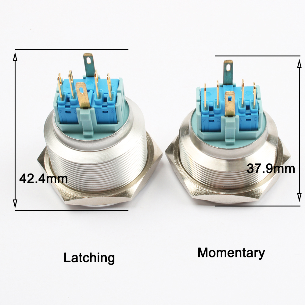 30mm Stainless steel metal push button switch f... – Grandado