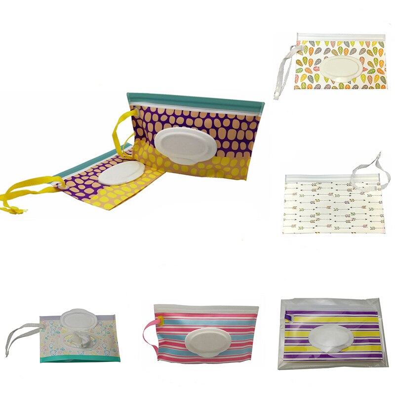Easy-transport de lingettes, boîte de lingettes pour bébés, sac de lingettes humides, conteneur Portable, pochette de cosmétiques