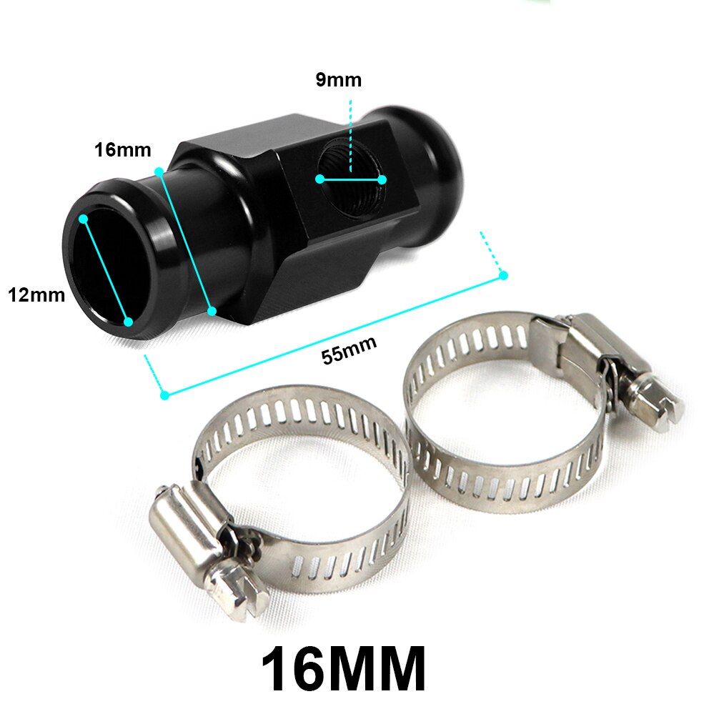 Moto KOSO medidor de temperatura del agua Mini medidor termómetro Moto Universal para XMAX300 CB400 MT 07 09 Sensor Scooter Racing: Morado