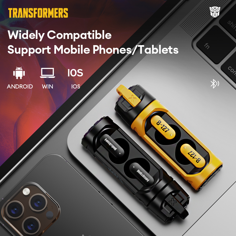 Wybór transformatorów TF-T11 TWS Bluetooth 5.4 słuchawki gry gracza długa wytrzymałość redukcja szumów słuchawki sportowe słuchawki douszne
