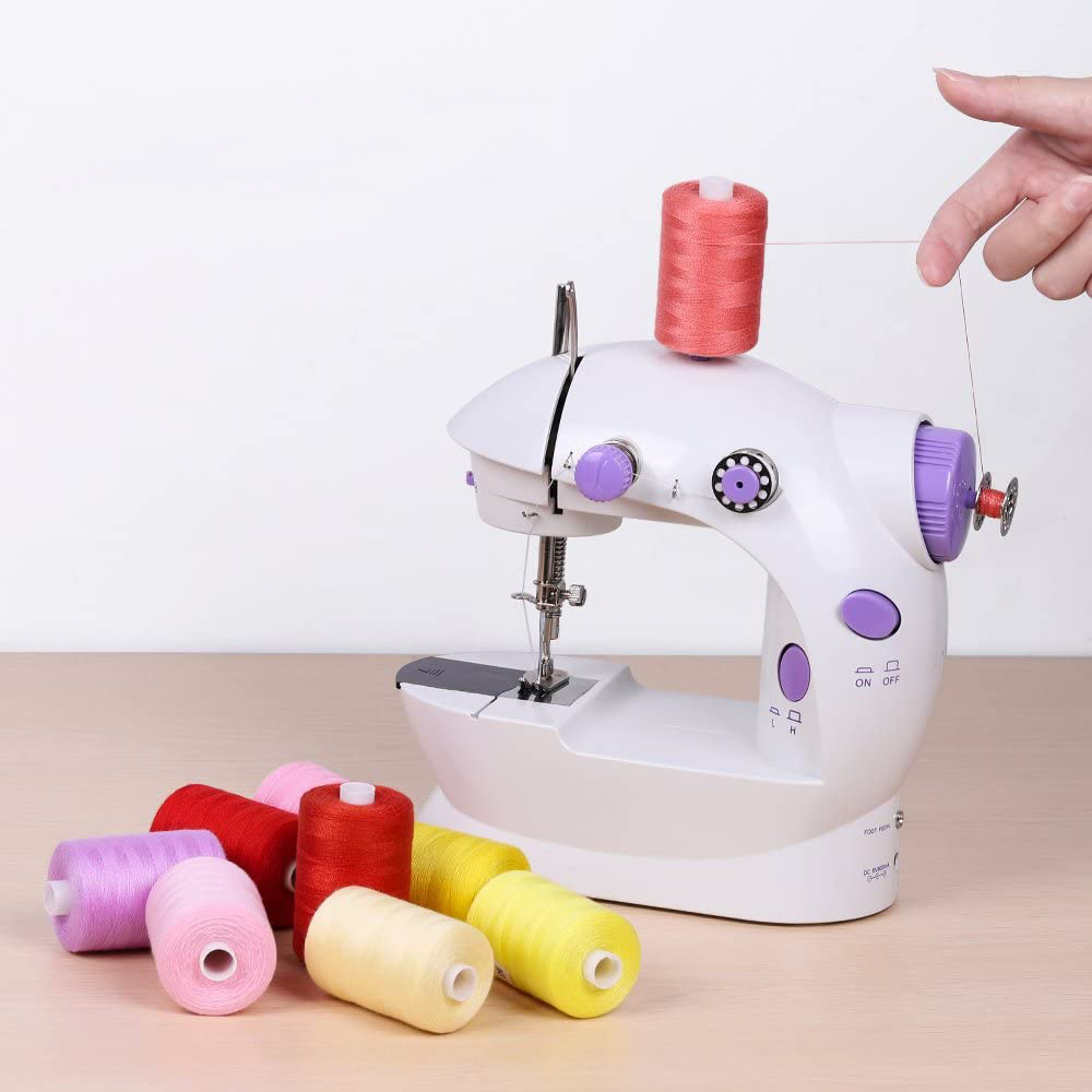 24 Colors Sewing Thread Set 1000 Yard/Spool Polyester Thread Stitching Embroidery Thread for DIY Sewing Machine Quilting Threads