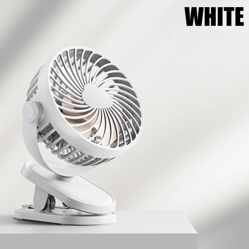 12–48 Stunden Tisch-Mini-Ventilator mit stabiler Klemme, wiederaufladbar, USB, 3 Geschwindigkeiten, Schlafstummschaltung für Badezimmer, Küche, Studentenwohnheim, 10.000 mAh: Armee Grün