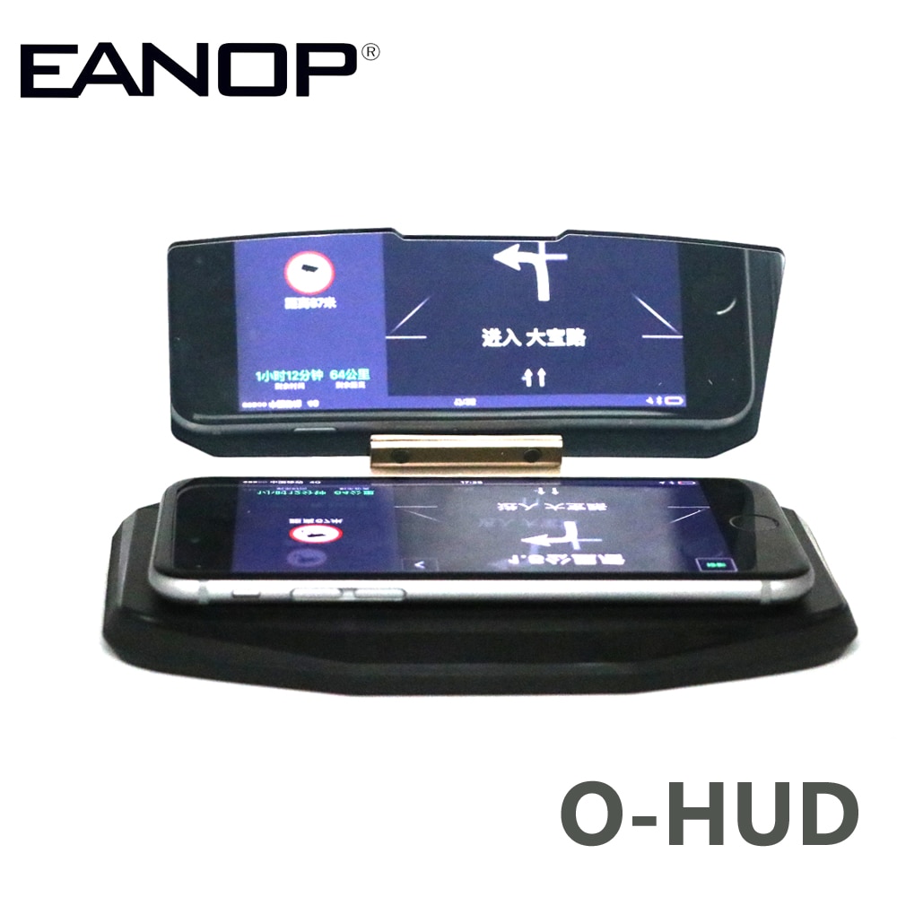 EANOP O-HUD HUD Head up Display LED Car Projector GPS Holder