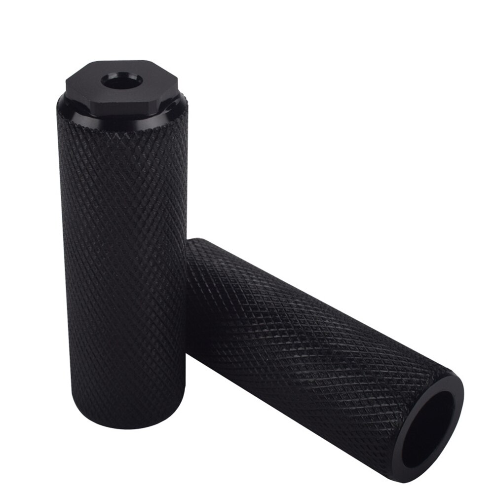 2 x bmx maastopyörä polkupyörän akseli poljin metalliseos jalka temppu tapit sylinteri musta mtb pyörä poljin luistamaton etu taka-akseli jalka pick