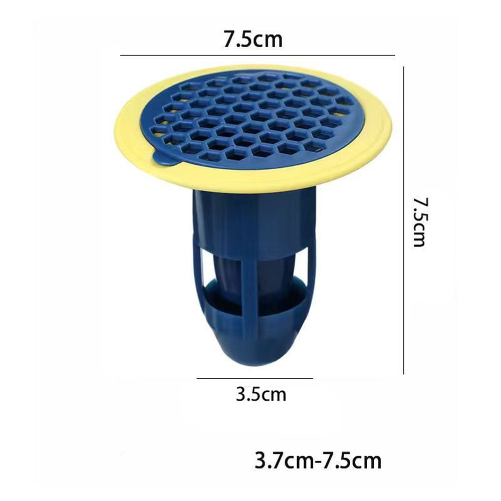 Bath Shower Floor Strainer Silicone Floor Drain Core Kitchen Bathroom Water Drain Filter Cover Plug Trap Siphon Sink Deodorant: WHITE