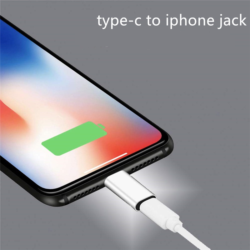 Mini usb type c til belysning ladestik adapter til iphone 11 12 13 pro xs max  xr 8 usbc han til ios 8 pin hun otg konverter