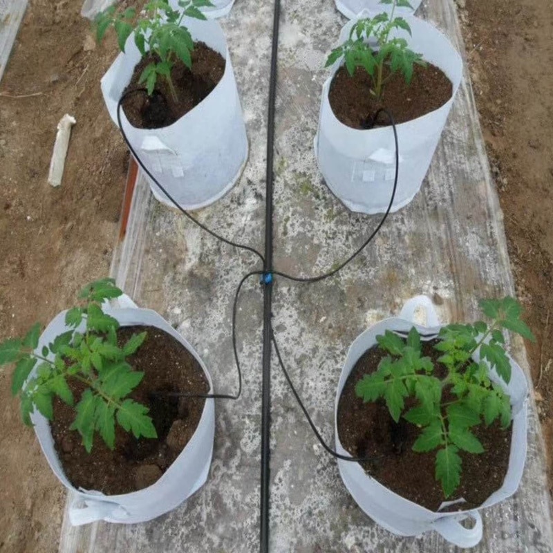 4- hoveder sort dryppil emitteresæt jordbærvandingssystem drypemitteresæt potteplanter vanding  + 8l/ h pc drypper