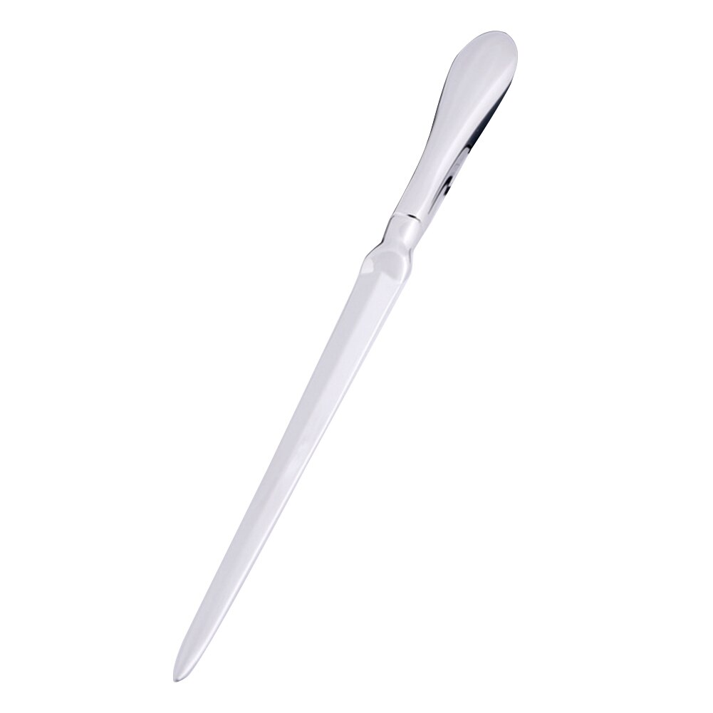 Solid Slitter Letter Opener  Hand Stainless Steel Office Lightweight Universal Cutter Envelope Practical School Silver