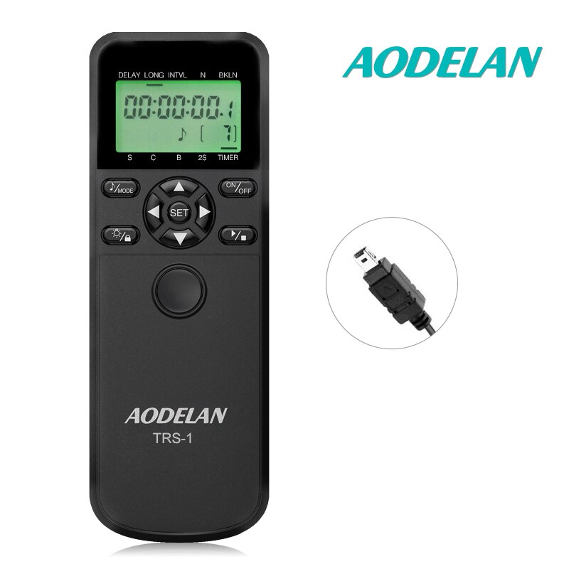 Telecomando del temporizzatore di intervallo di MC-DC2 di AODELAN per Nikon Z6II Z7II Z7 Z6 Z5 D750 D780 P1000 D7500 D7200 D5600 D5500 D5300: With N10 Cable