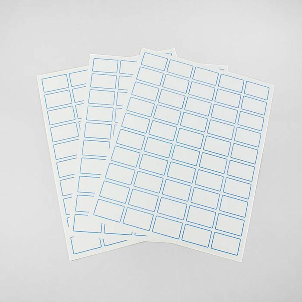 10 Pages Self-Adhesive Sticker Lab Office Handwriting Printable Reagent Bottles Stickers Experimental Classification Labels Note