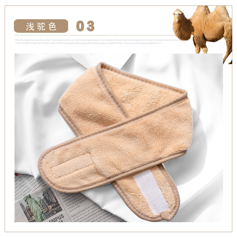 1pc Spa Makeup Soft Toweling Hairband Women Non-Slip Adjustable Sports Headband Yoga Bath Shower Wide Head Band: Lavender