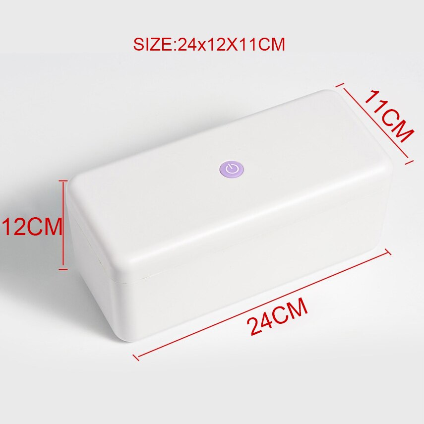 UV Phone Sterlizer Box For iPhone Xiaomi Redmi Oneplus Huawei Samsung Phone Mask Multifunction UVC Steriliser Box Sterilizer