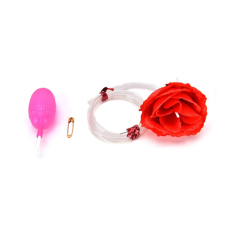 1 Uds. Chorro de agua Rosa payaso flor truco de magia gracioso broma niños bromista a festivo
