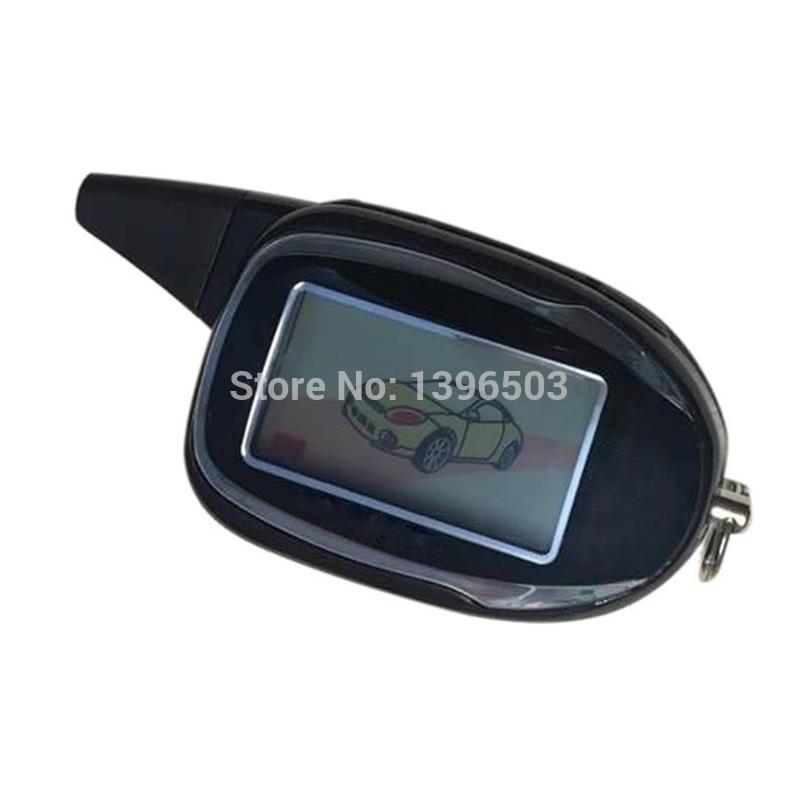 M7 2-way LCD Remote Control Keychain For Russian Two Way Car Alarm System Scher khan M7 Scher-Khan Magicar 7 Key Chain Fob