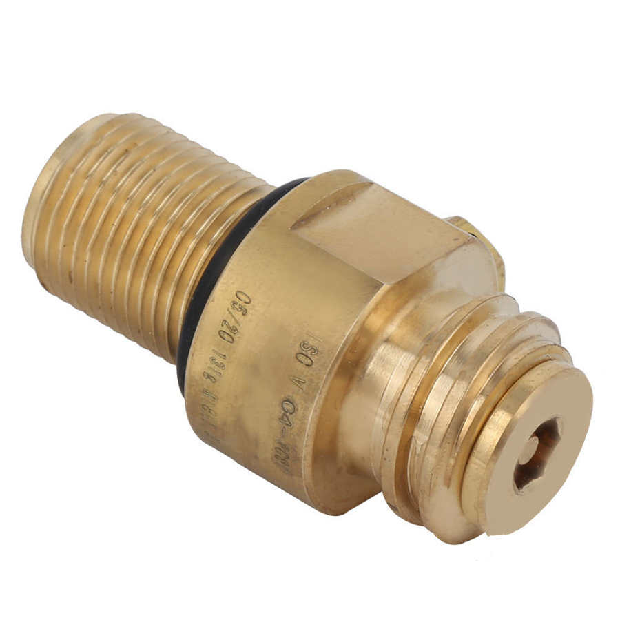 CO2 Valve Adapter CO2 Valve Adapter Thread Converter Replacement Part Brass M18 x 1 5 for Water Machine CO2 Valve