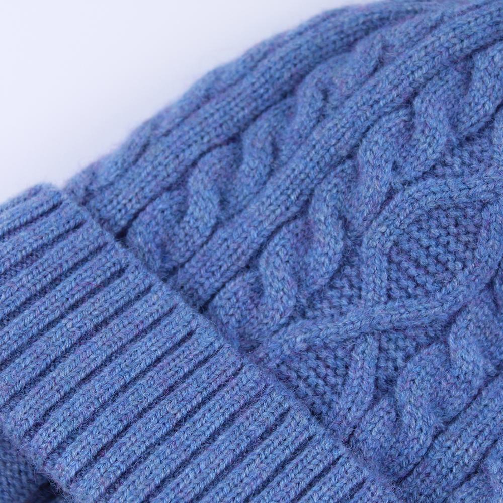 Baby piger drenge vinter efterår varme høreværn hue børn kasketter beanie pels pompon hatte unisex børn strikkede huer 1-5 år