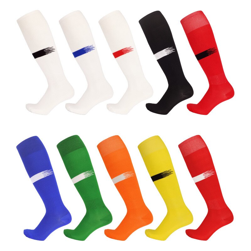 Stijl Voetbal Sokken Mannen Lange Outdoor Ademend Mesh Fietsen Sok Mannen Schokabsorptie Voetbal Sokken Anti Slip
