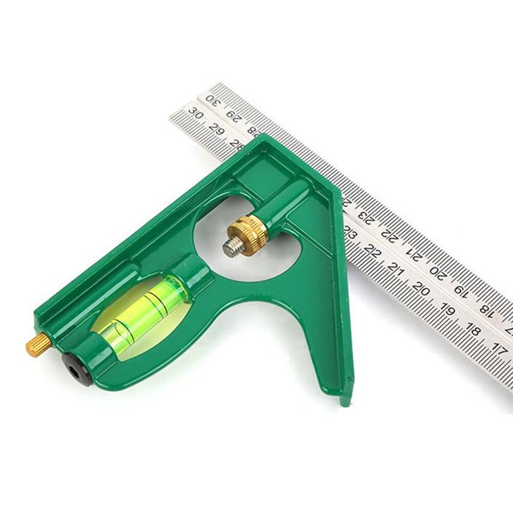 3 In1 Adjustable Ruler Multi Combination Square Angle Finder Protractor 300mm Measuring Set Tools Universal Ruler Right Angle