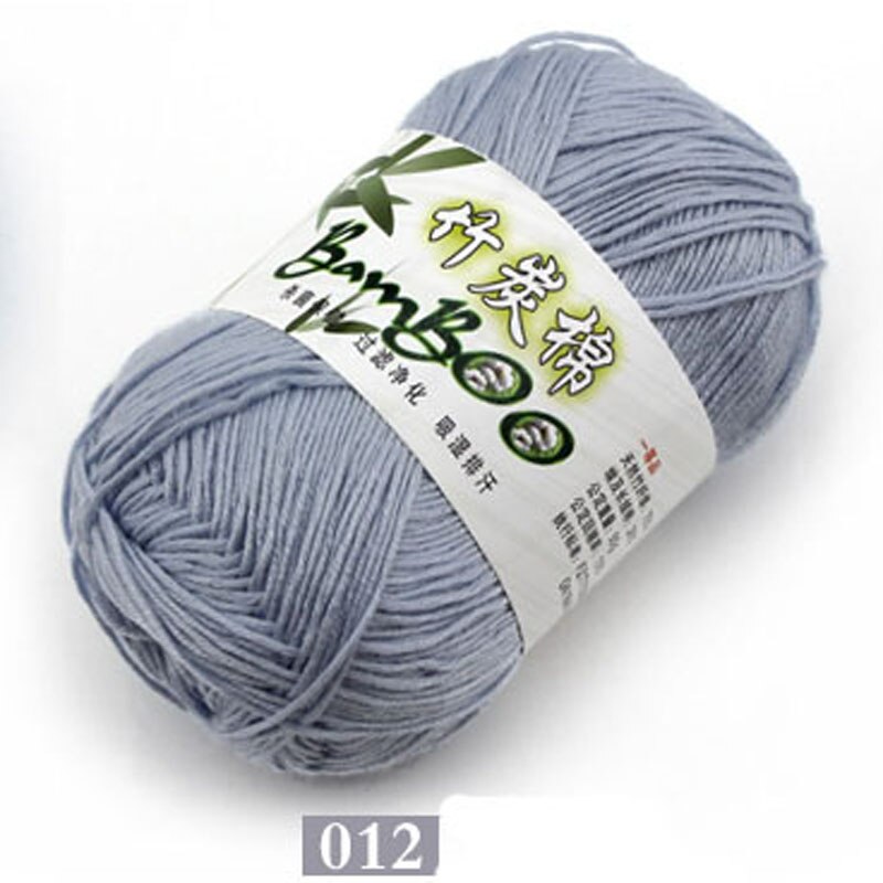 70% bamboo fiber 30% cotton hand knitting yarns Anti-Shrink Baby yarns crochet thread cotton thread thick bamboo cotton yarn: 012