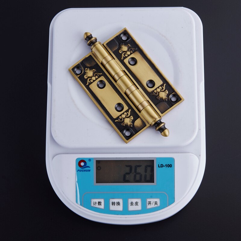 1 pc 1 pair / 4inch hinges Furniture hinges Door hinge solid brass 5 inch Mute Bearing Hinges