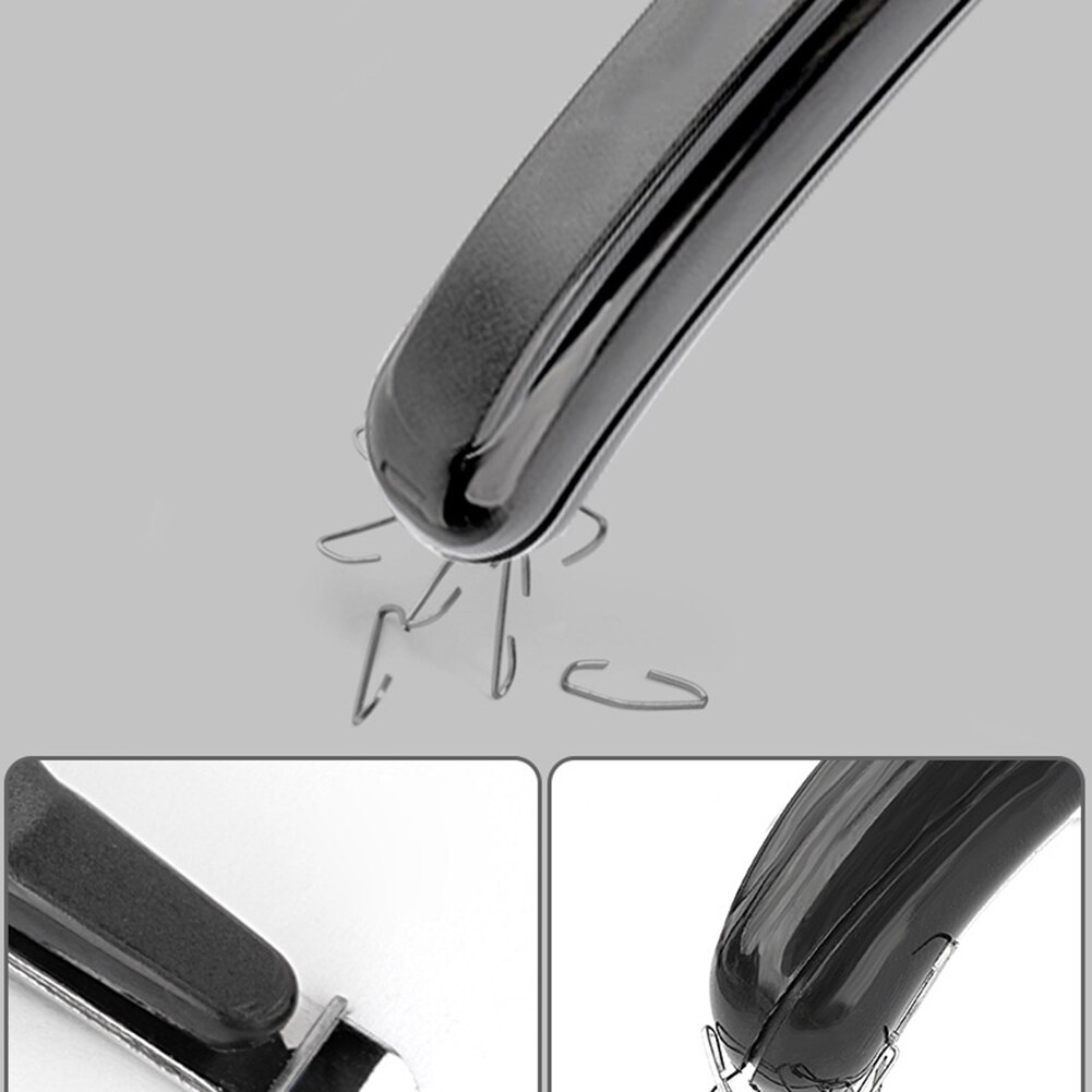 Portable Staple Remover Removable Easy Pull Pen-Type Magnetic Head Staple Removal Tool Ergonomic Plastic Curved Handle