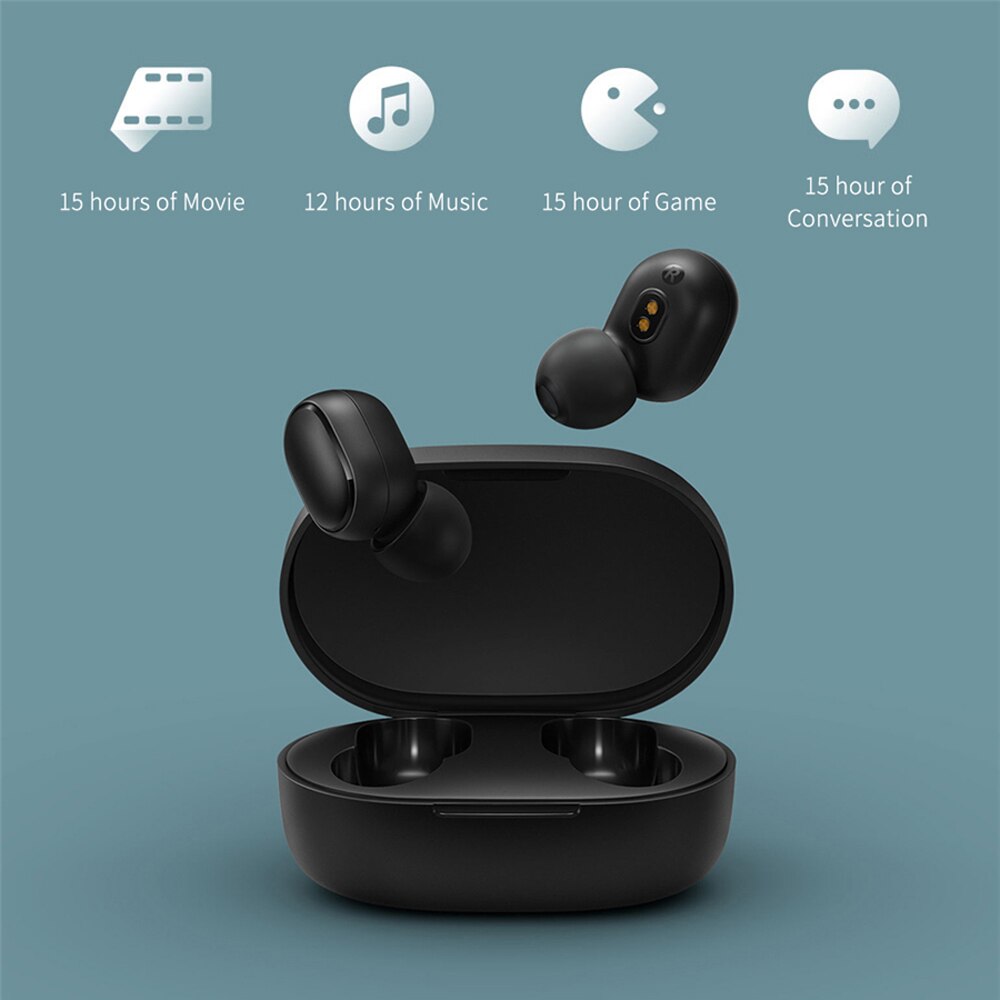 Xiaomi Redmi Airdots auricolare 2 TWS Stereo auricolare Senza Fili Bluetooth controllo Vocale 5.0 di riduzione del Rumore di Controllo