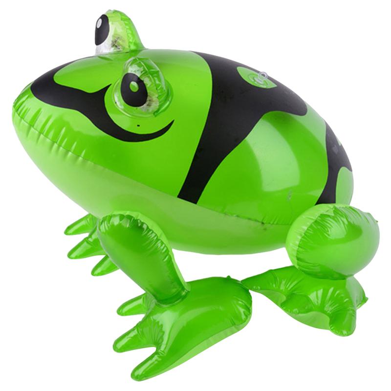 1 stücke Aufblasbare Frosch Lustige Nette mit Blinklicht Ebene Schlag hoch Spielzeug Party Favor Frosch für Kleinkind freundlicher freundlicher