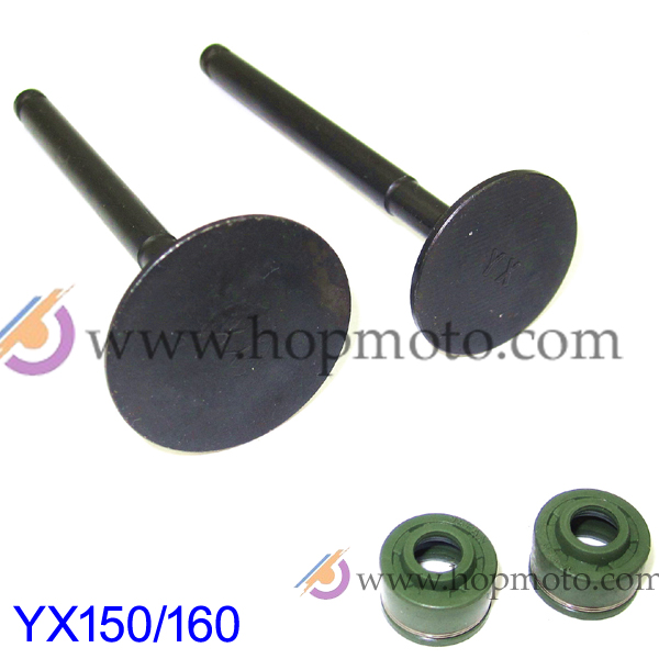 Yinxiang 150cc yx160 ventil olietætninger og ventil sæt cylinderhoved ventil kit motorreservedele