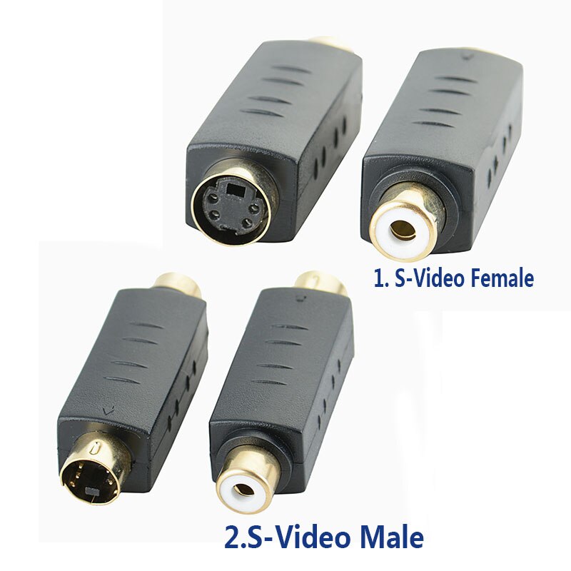 Rca Vrouwelijke Composiet Naar S-Video S-video Mannelijke/Vrouwelijke Adapter Adapter Converter Connector