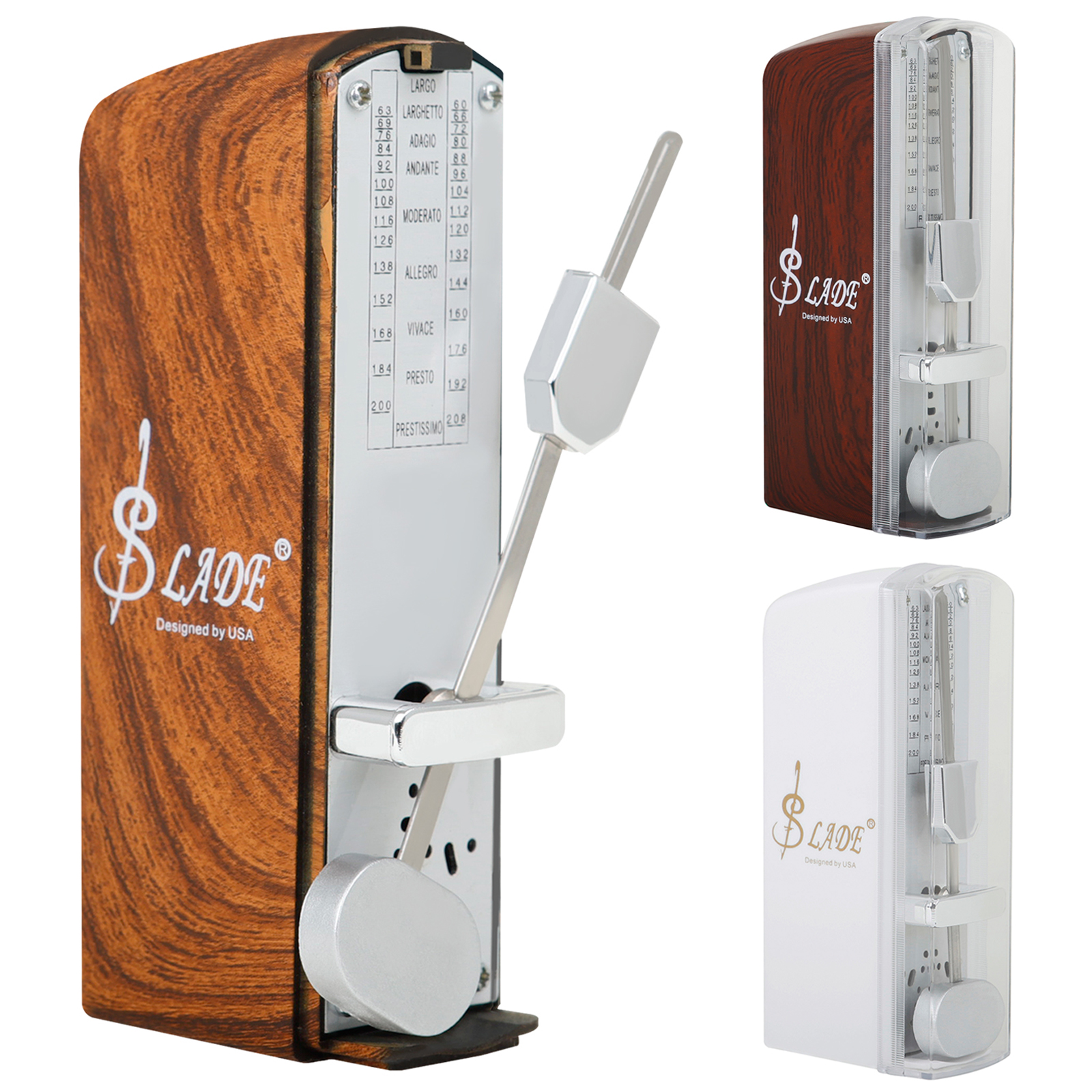 Mini Mechanische Metronoom Muziekinstrument Universele Oefentool voor Beginner Ritme Slinger voor Gitaar Piano Viool Drum