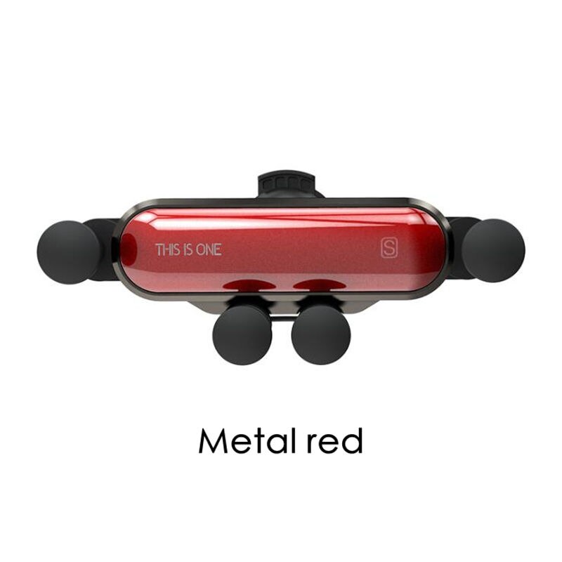 Bil tilbehør gravity support telefonholder til hyundai  ix35 ix45 ix20 ix25 i10 i20 i30 i40 hb20 sonata verna solaris elantra: Metal rød