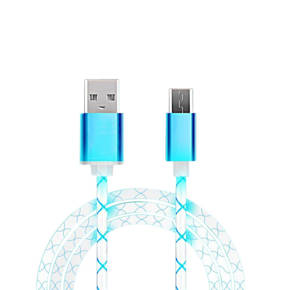 Verlichte Lichtgevende Datakabel Usb Interface Kabel Data Sync Charger Cable Voor Android Smartphones #50