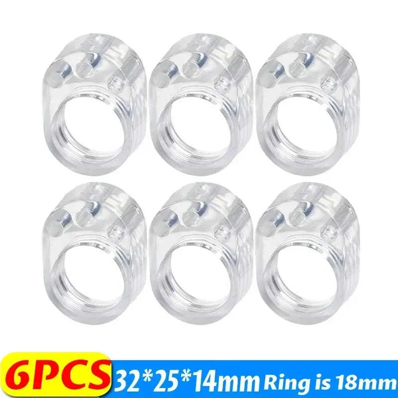 1/12PCS Deur Stopt Siliconen Deurklink Buffer Muurbescherming Deurknop Bumper Meubels Beschermd Valblokken Schokbestendige ringen: MULTI