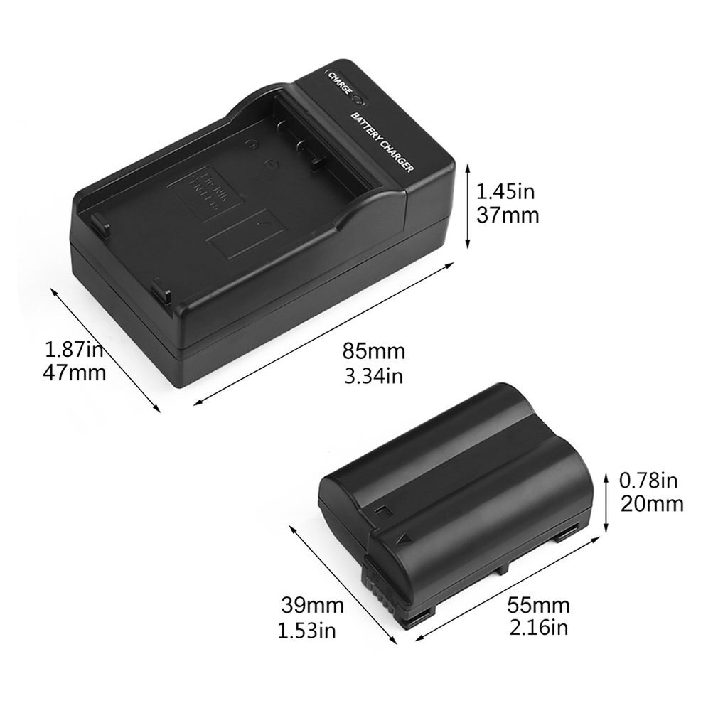 7.0v 2550mah EN-EL15 bateria recarregável da câmera do li-ion de digitas + carregador de bateria & cabo do carregador de carro para câmeras