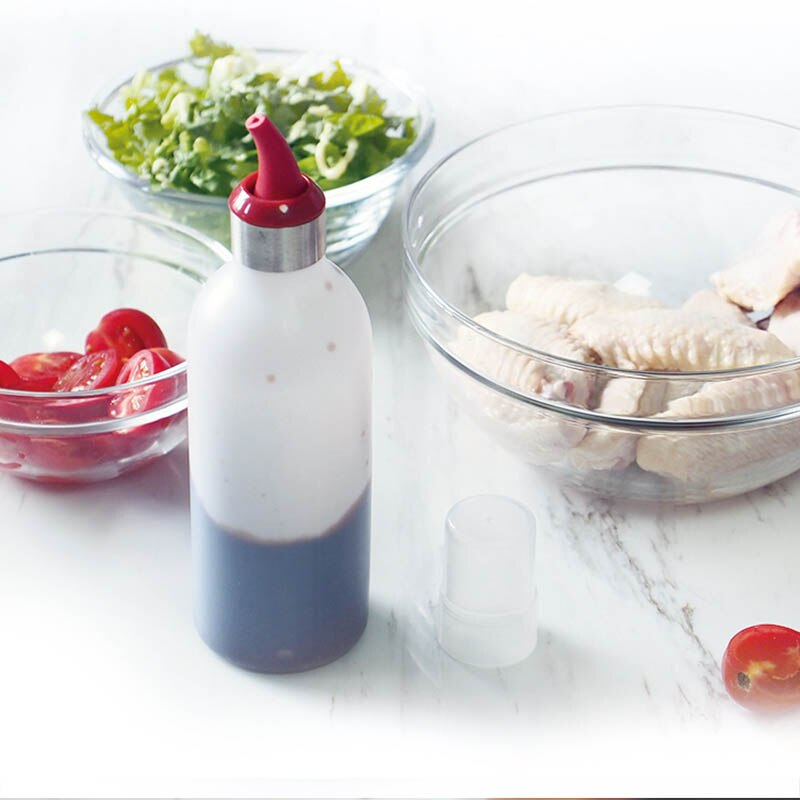 lidless Plastic Jam Squeeze Bottle Vinegar Oil Ketchup Mustard Condiment Bottles Dispenser Kitchen Accessories Cooking Tool