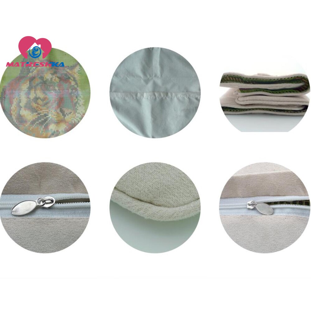 Cartoon Klink Haak Kits Kussen Diy Handgemaakte Gedrukt Canvas Kussen Klink Haak Kit Klink Haak Kleed Kerst Decor