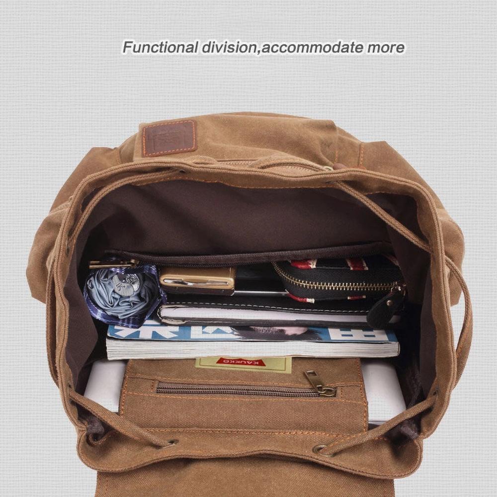 Zaini di tela Vintage ▾ borse da uomo e da donna studenti di viaggio casuale per escursionismo zaino da campeggio da viaggio Mochila Masculina