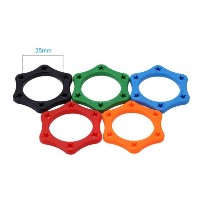 5Pcs Silicone Draadloze Handheld Microfoon Houder Anti-Rolling Beschermhoes Microfoon Bescherming Anti Ring Voor Dj ktv